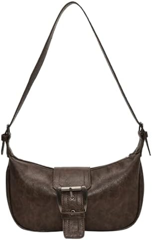 Shoulder Bag for Women Y2k Burgundy Purse