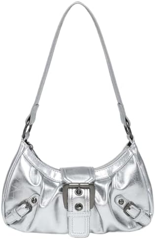 Shoulder Bag for Women Y2k Burgundy Purse