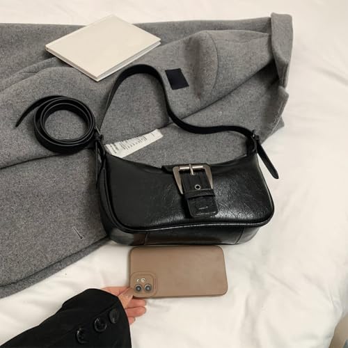 Shoulder Bag for Women Y2k Burgundy Purse