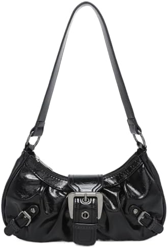 Shoulder Bag for Women Y2k Burgundy Purse