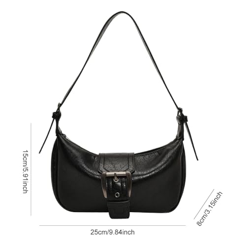 Shoulder Bag for Women Y2k Burgundy Purse