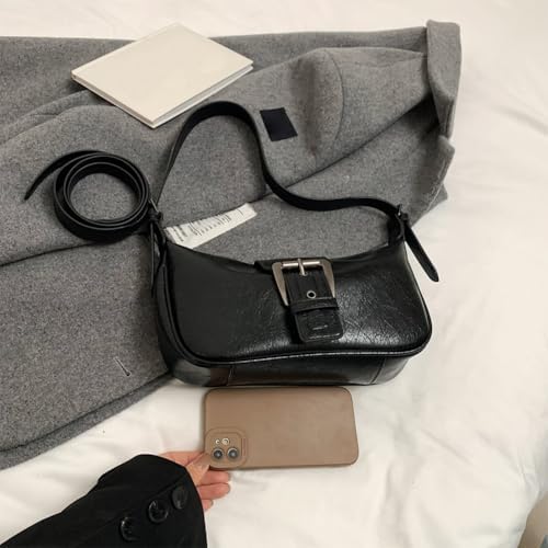 Shoulder Bag for Women Y2k Burgundy Purse