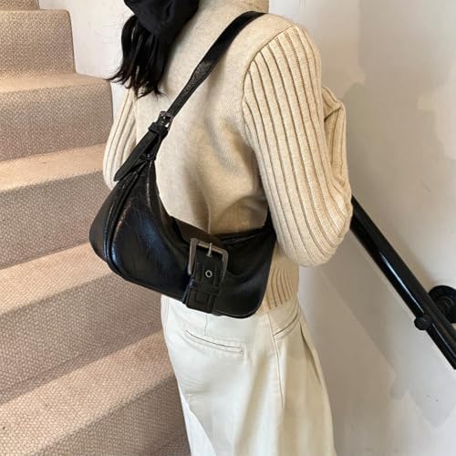 Shoulder Bag for Women Y2k Burgundy Purse