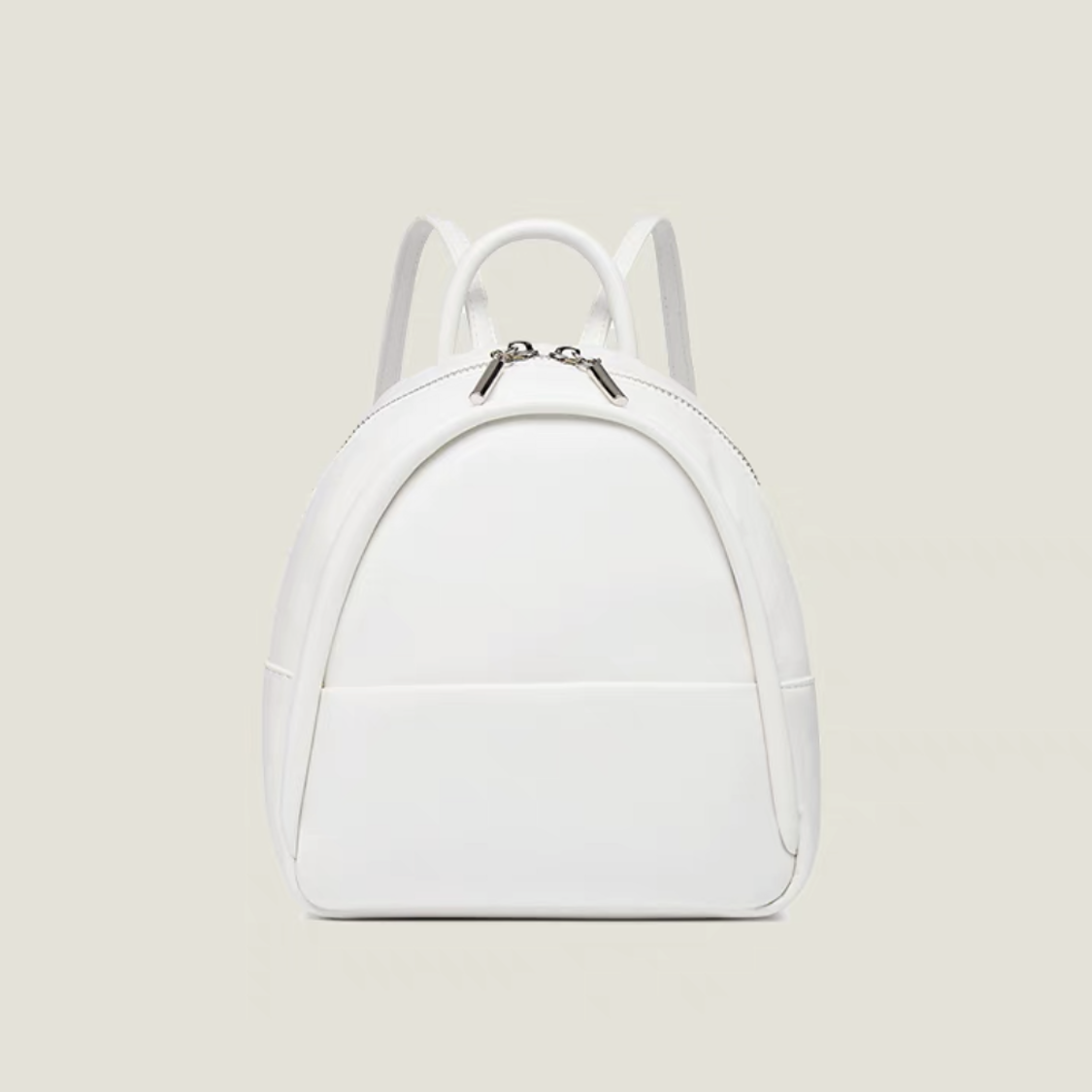 Leather Chain Backpack Bag