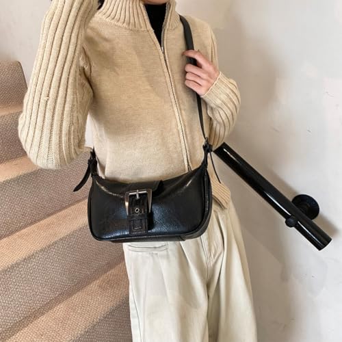 Shoulder Bag for Women Y2k Burgundy Purse