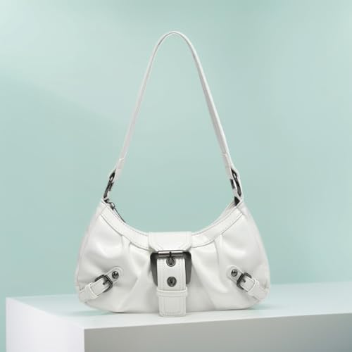 Shoulder Bag for Women Y2k Burgundy Purse