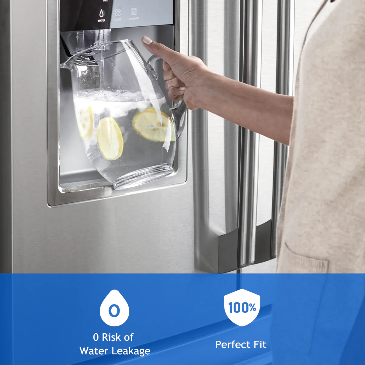 Purerdeep PD9 Compatible with EPTWFU01, EWF02, PureSource Ultra II Refrigerator Water Filter