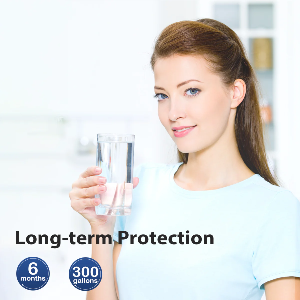 Purerdeep PD3 Compatible EDR3RXD1 Refrigerator Water Filter, 4396841, 4396710 Filter 3