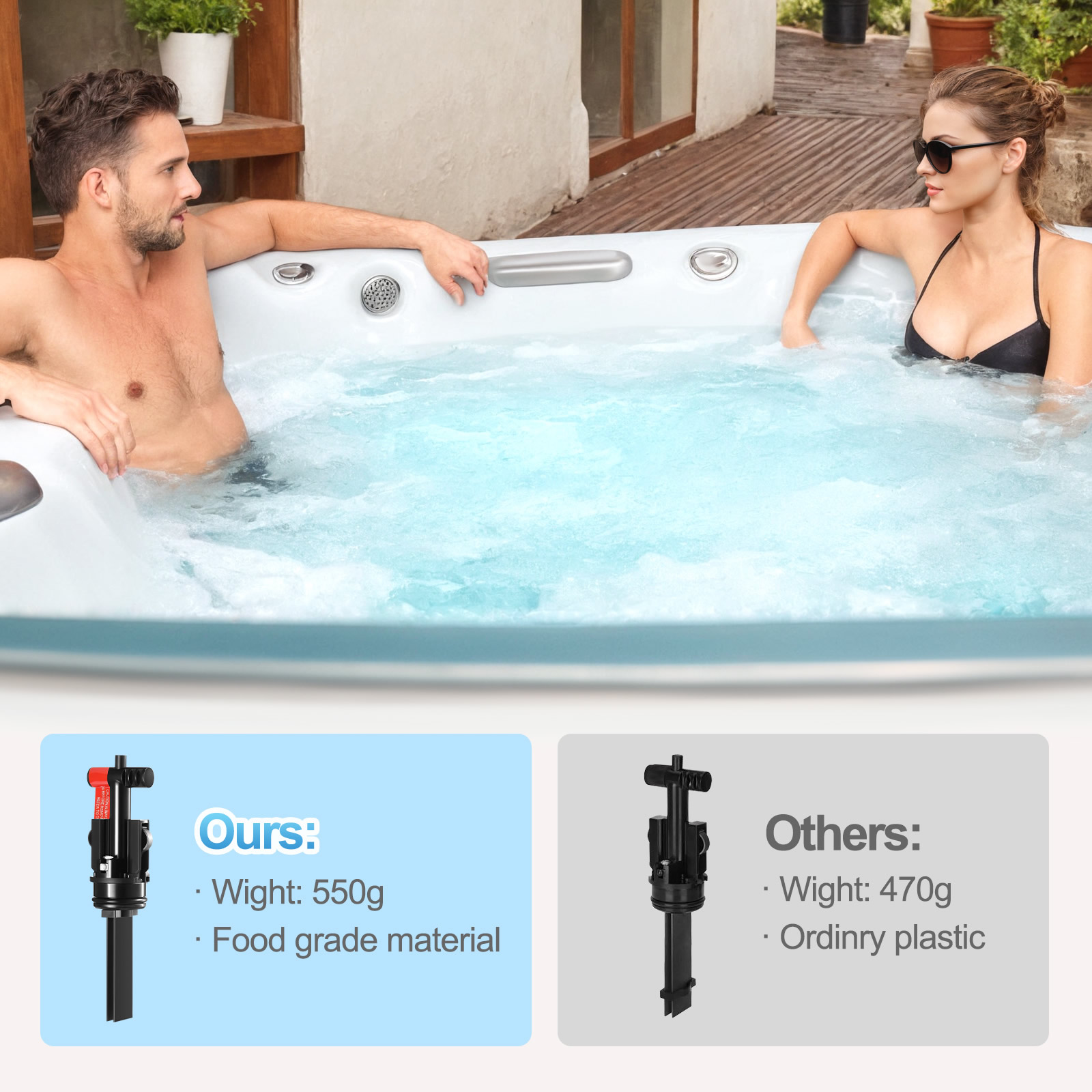 Hot Springs Salt Cartridge Fresh Water Compatible with Hot Springs Hot Tubs, Limelight, Caldera Paradise & Utopia, Freshwater Replacement Salt Cartridge System