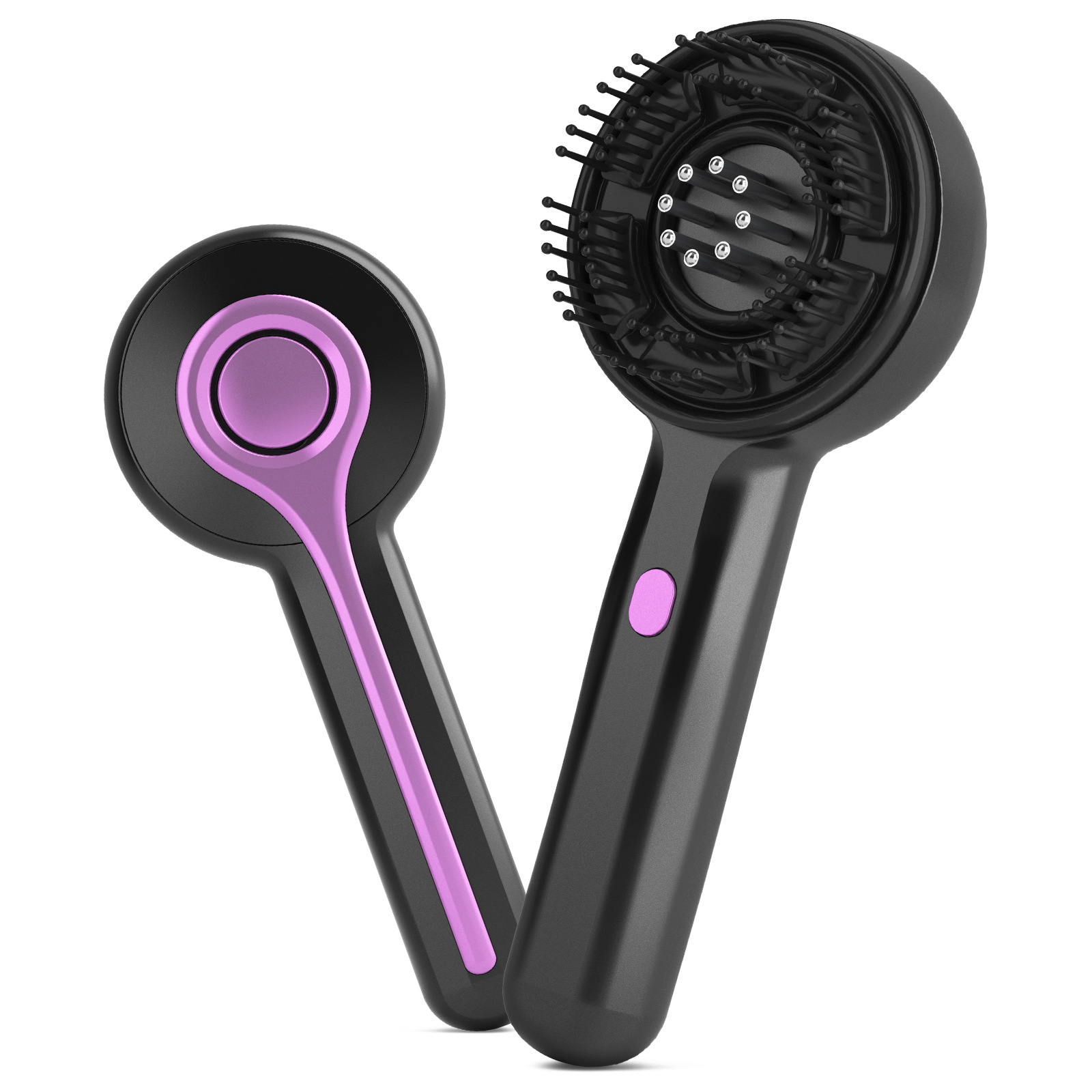 Elektrische Scalp Massage Brush, Tragbarer 3-Mode Vibrating Head Massager, Handgehaltener Kneten Hair Care Comb für Tiefenentspannung Kopfhautkreislauf