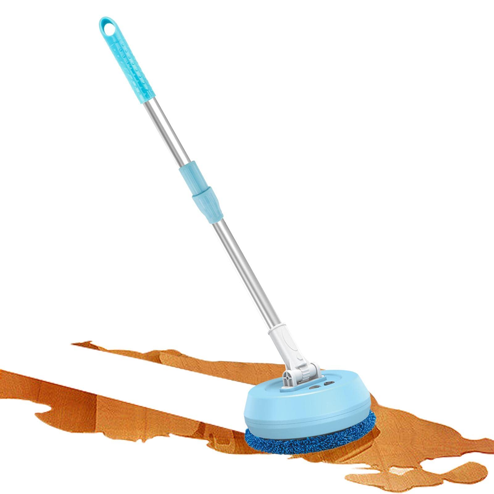 Elektrische Reinigungsbürste, Power Scrubber, kabelloser Bodenscheuersauger mit verstellbarem langem Griff, Küchen-/Badezimmer-Reinigungswerkzeuge für Boden, Fenster, Fliesen, Wände