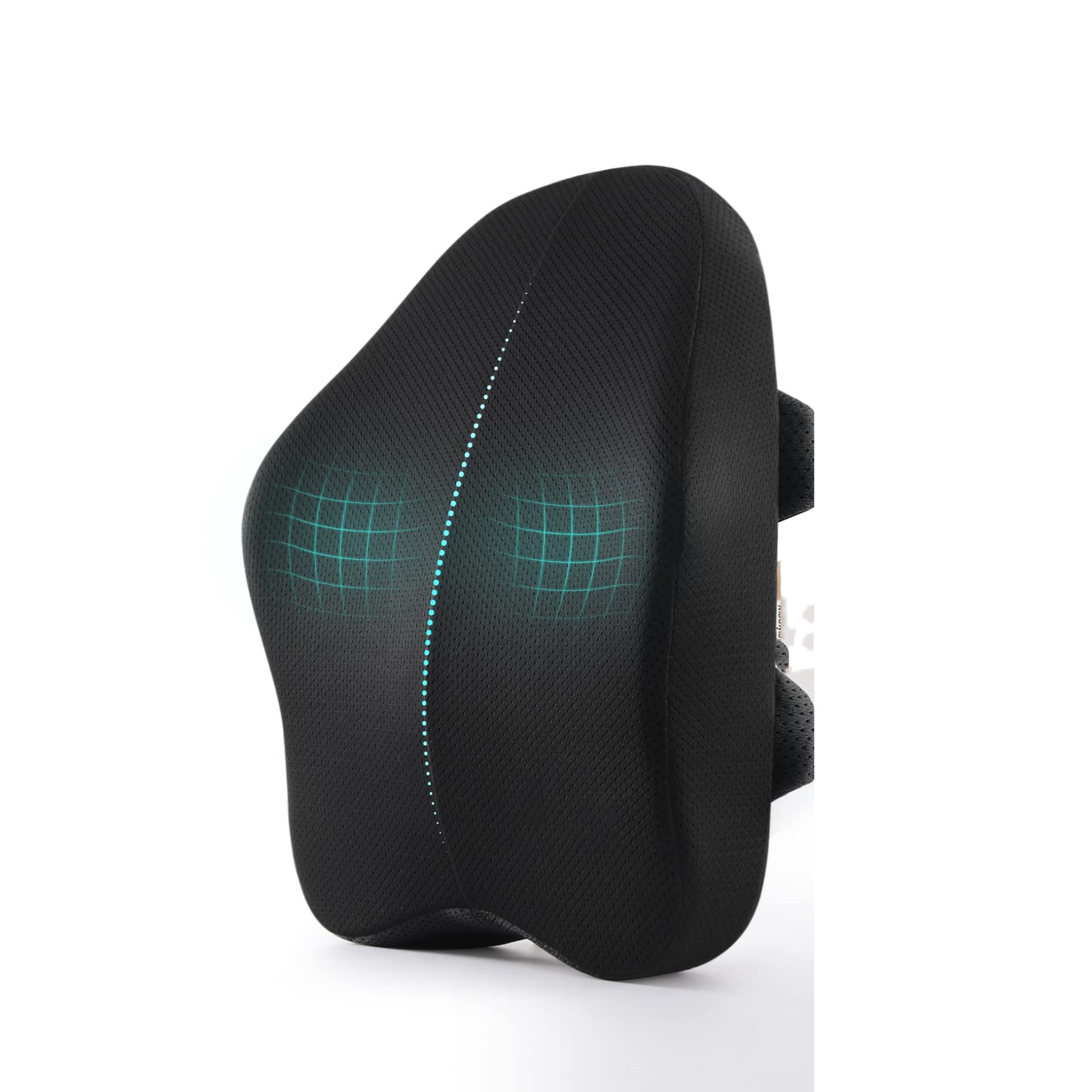 Ergonomisches Lendenwirbelstützkissen, Memory-Schaum Rückenstütze für Autositz, Bürostuhl, Gaming-Stuhl