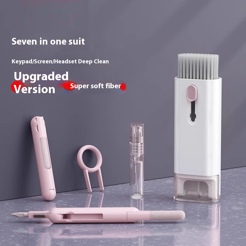 Pink 7-in-1 Elektronik-Reinigungsset Tastaturreiniger Laptop-Reiniger-Set für Monitor Handy Headset Lego Kameralinse