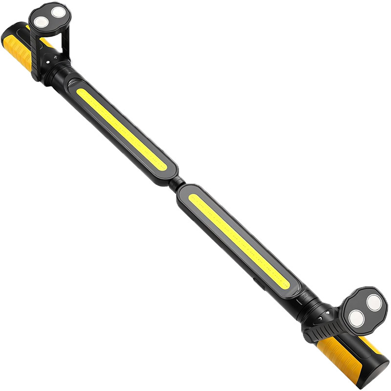 Mechaniker-Arbeitslampe Bar Wiederaufladbare Magnetische Unterhaube Arbeitsleuchte mit Hakenbasis für Auto-Reparaturen Garage Werkstatt Notfall, Gelb