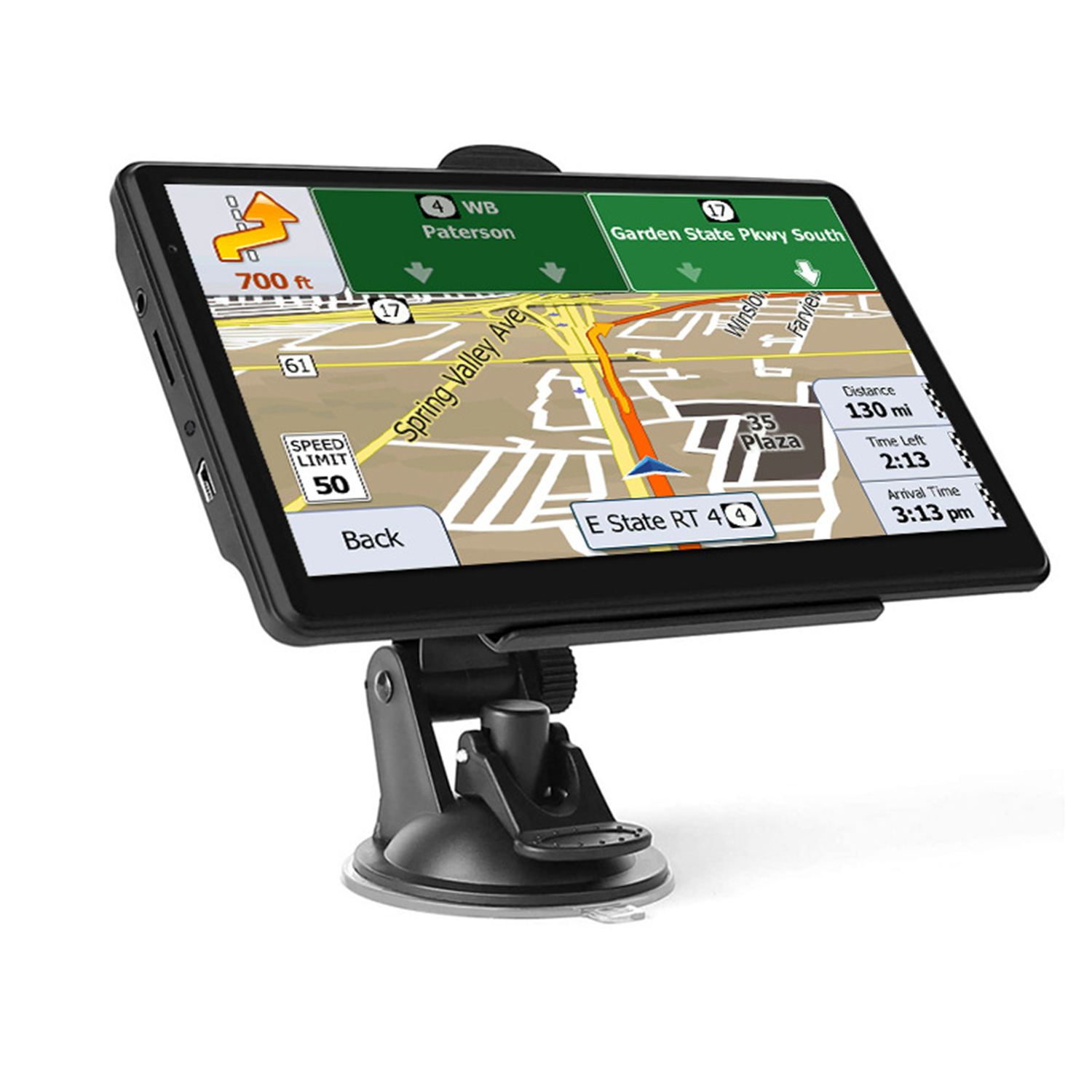 Auto GPS Navigation GPS Navigation für LKW & Wohnmobil & Auto, Fahreralarme, Abbiegehinweise, Karte mit kostenlosem UpdateMap
