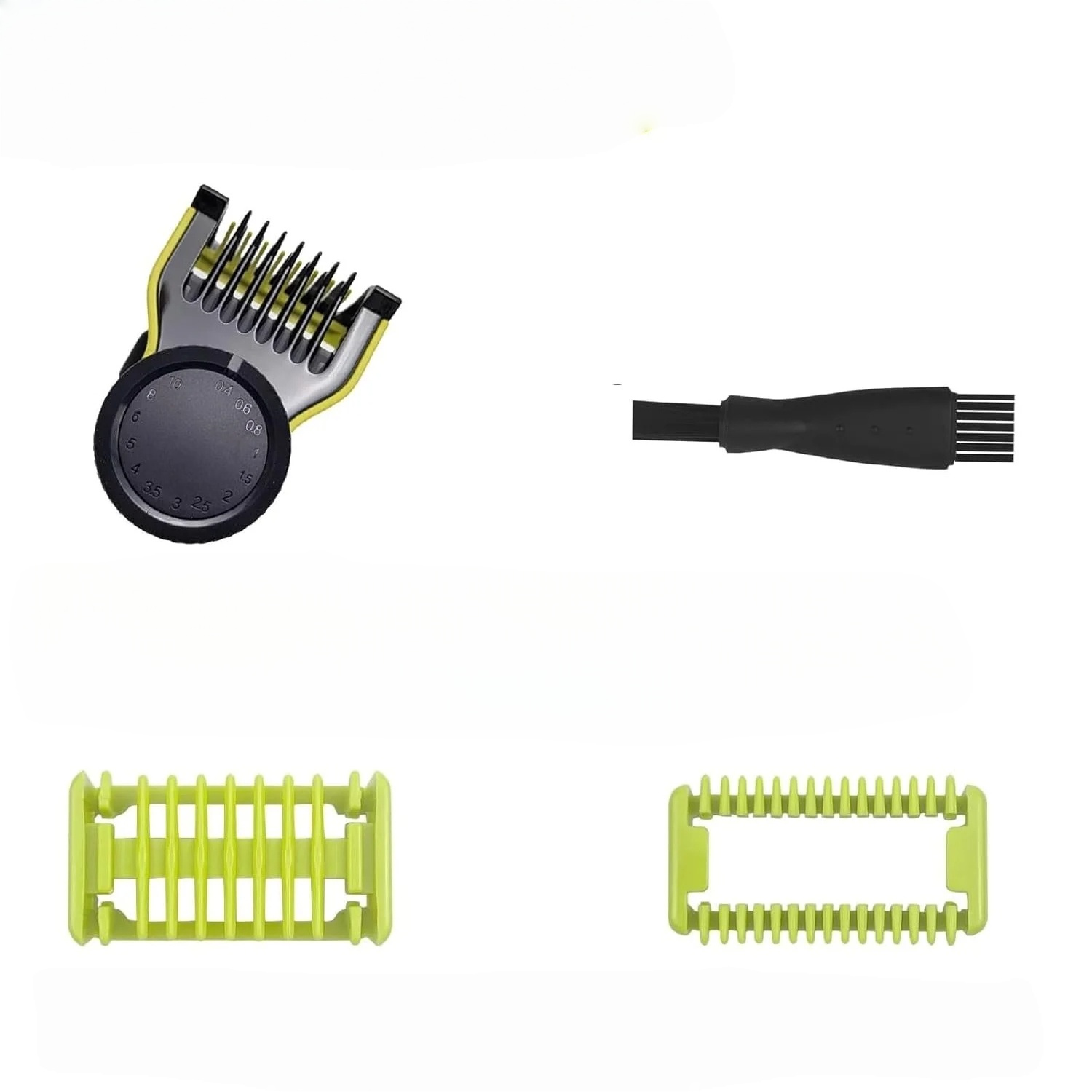 One Blade 14 In 1 Verstellbares Kammset Kompatibel Mit Philips QP2520 QP2630 QP6530 Body Comb Skin Guard-Präzisionstrimmer Zubehör