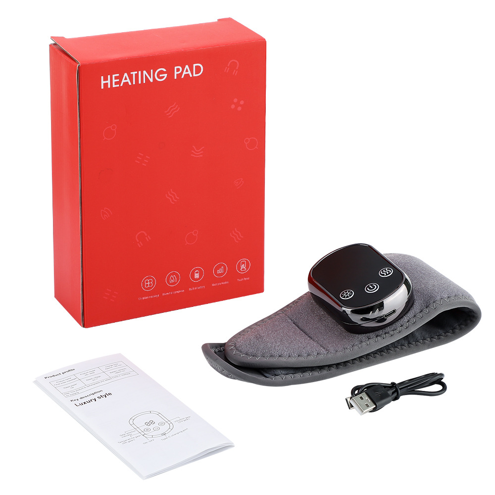 Elektrische beheizte Handgelenk- und Knöchelstützgürtel-Massagegerät Handgelenk- und Knöchelstütze lindern USB Typ-C 3H Ladezeit 30M Nutzung Weihnachtsgeschenk COL Gray