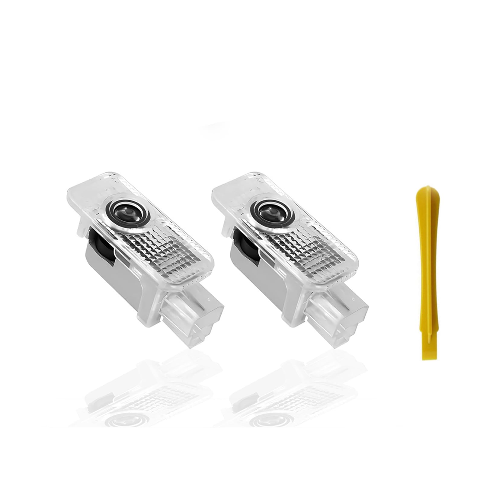 2 Stück Autotürlichter kompatibel mit A1 A3 A4 A5 A6 A7 A8 Q3 Q5 Q7 R8 TT RS S Zubehör, Super helle Willkommen Licht, Pfützenlicht
