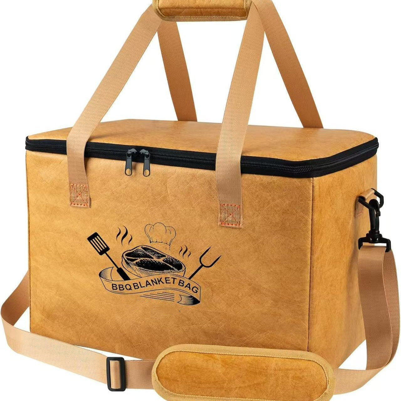 BBQ-Decke zum Ausruhen von Fleisch Wiederverwendbare Isolierte Brisket Ausruhdecke Große Kapazität mit Verstellbarem Schulterriemen