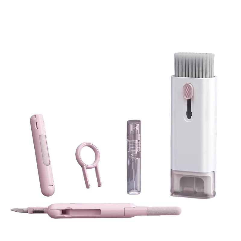 Pink 7-in-1 Elektronik-Reinigungsset Tastaturreiniger Laptop-Reiniger-Set für Monitor Handy Headset Lego Kameralinse