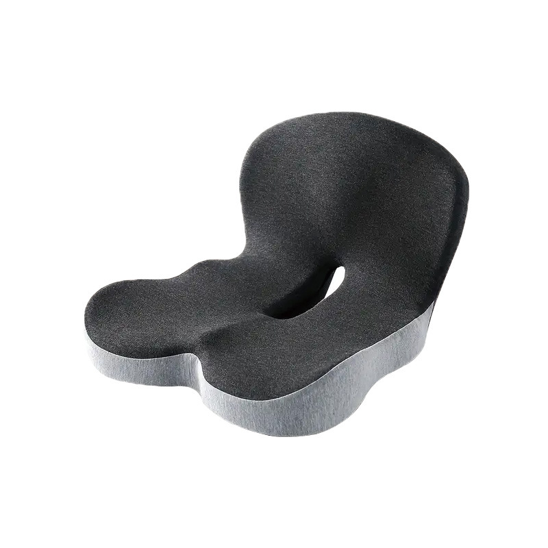 Sitzkissen Memory-Schaumstoffpolster für LKW-Fahrer Bürostuhlkissen Heimstuhlkissen Autonon-Slip-Pad Ergonomische Sitzkissen fürs Büro, Dunkelgrau