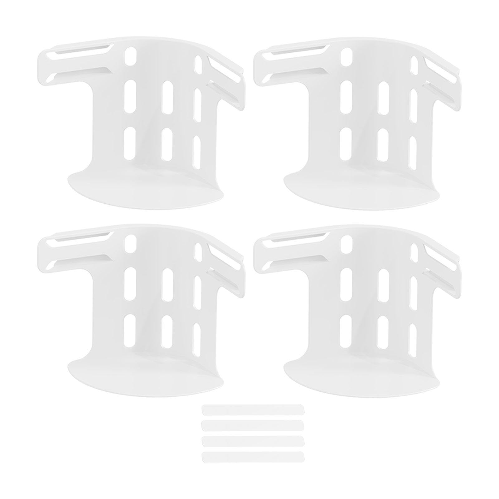 4er-Pack Verschließbare Bettlakenhalter, Lakenhalter, Sichert Laken fest an Ort und Stelle, Schwerlast-Paneelhalter, Einfache Einmalige Installation Farbe Weiß