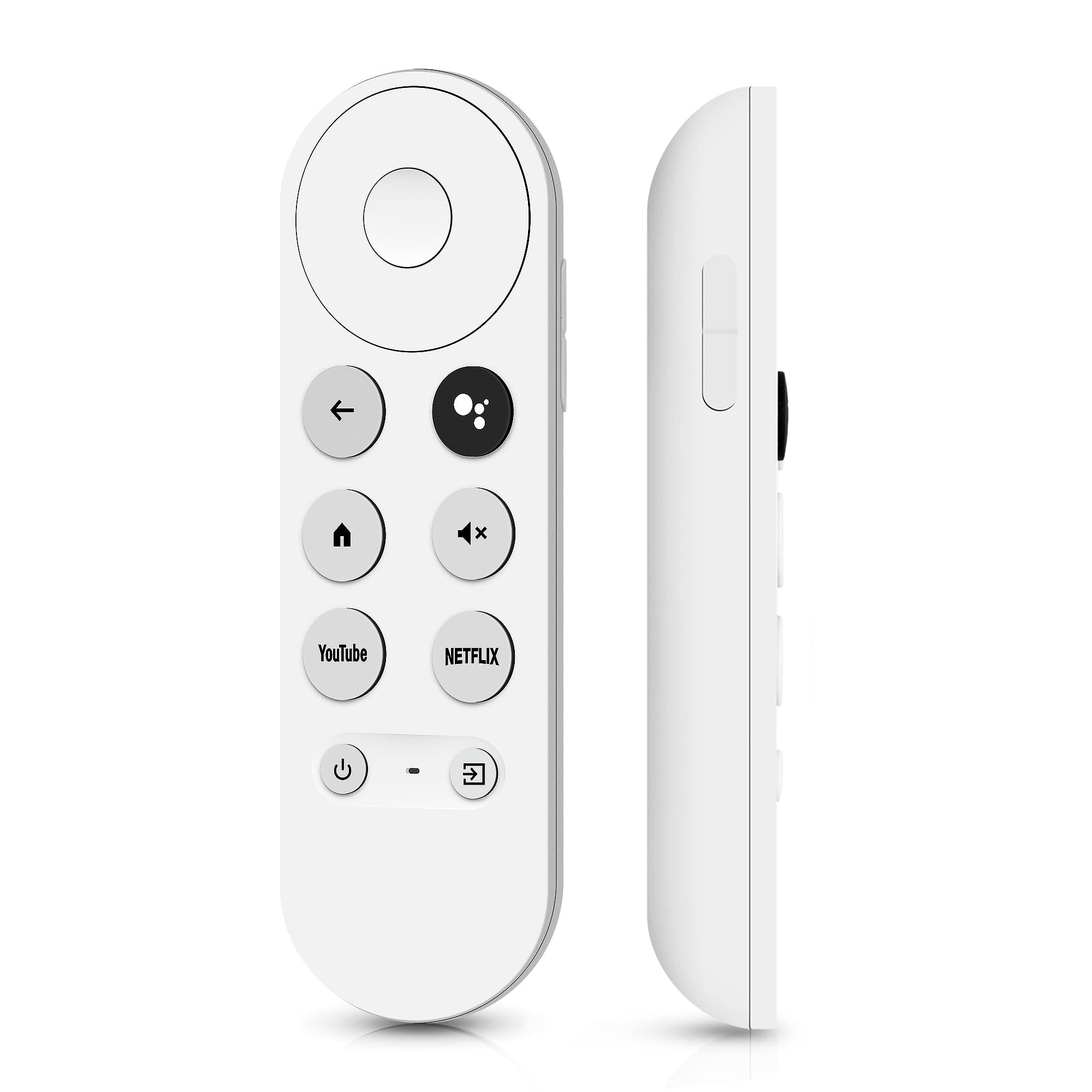 Ersatzfernbedienung für Google Chromecast 4k Snow Streaming Media Player G9N9N Sprachfernbedienung für Google TV GA01920-US GA01919-US (Nur Fernbedienung)