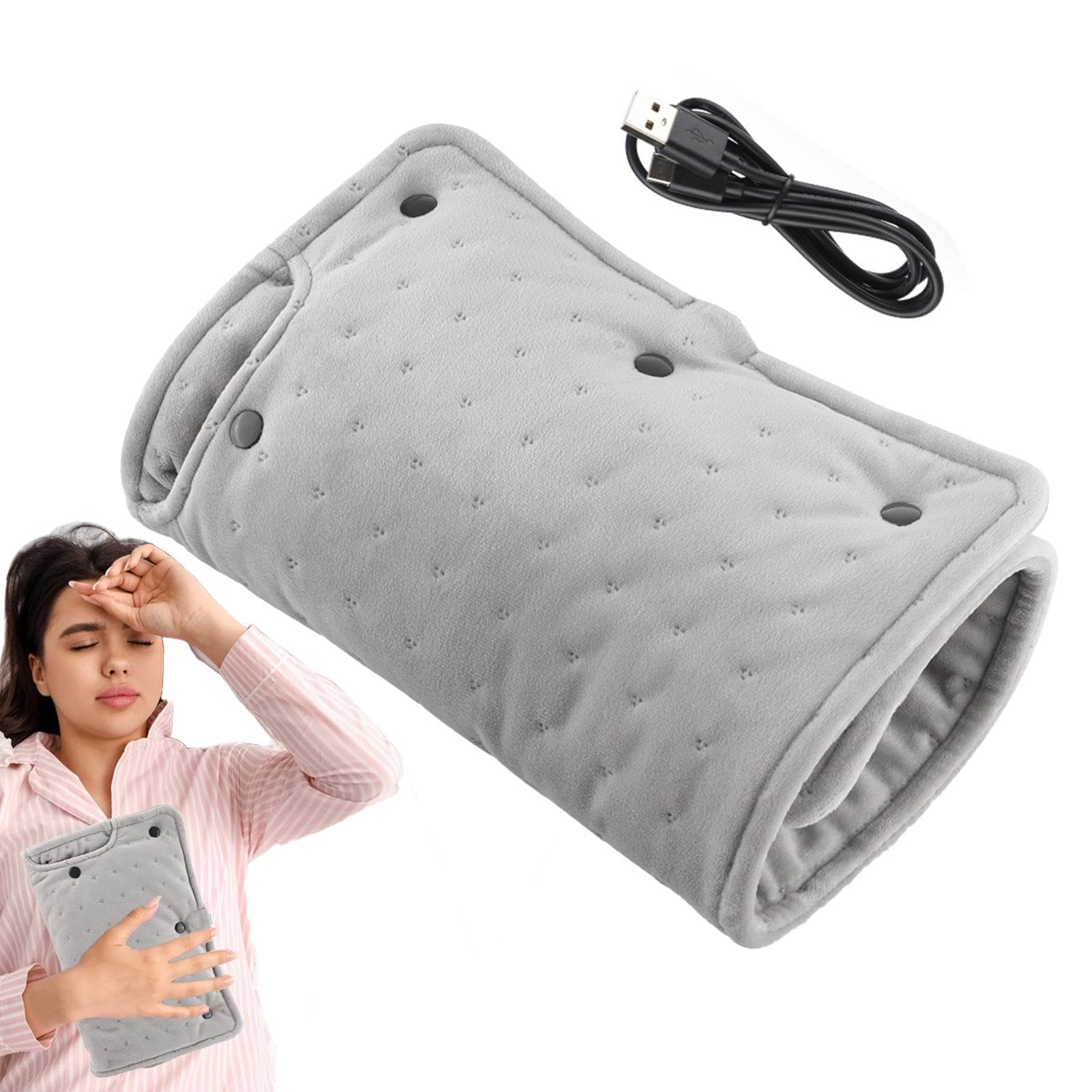 Wiederaufladbare Handwärmer, Handwärmer, Wiederverwendbare elektrisch beheizte Handschuhe, Beutel-Heizhandschuhe Muff Tasche, Wintergeschenk für Männer und Frauen