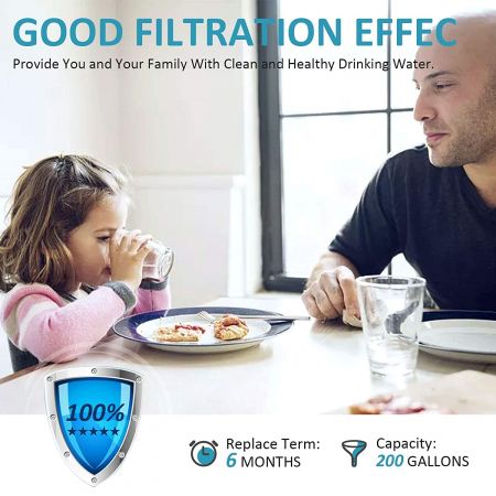 Clatterans CL-Z011 CLZ011 Replacement Refrigerator Water Filter for EDR4-RXD1 Filter 4 & UKF8001 Water Filter