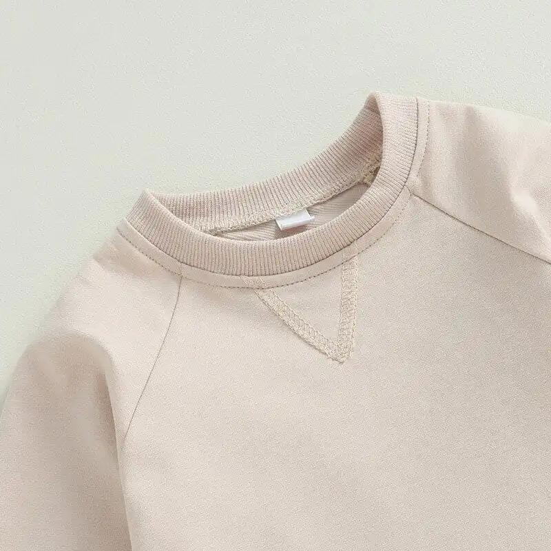 Solid Long Sleeve Baby Set