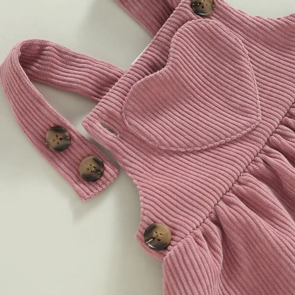 Pinafore Baby Girl Dress Set