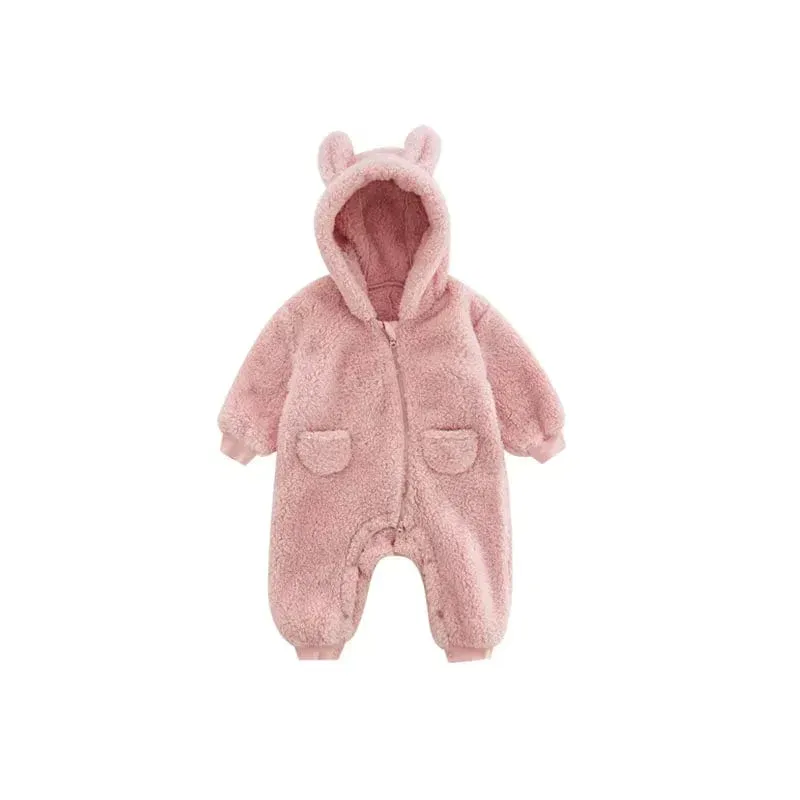 Fleece Unisex Baby Jumpsuit