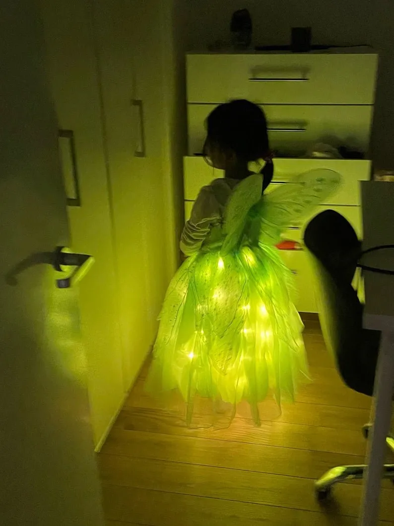 Glowing Tinker Bell Enchanted Costume - Uporpor