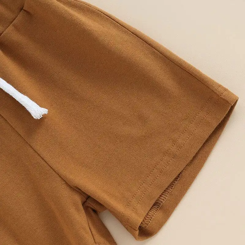 Short Sleeve Solid Baby Set