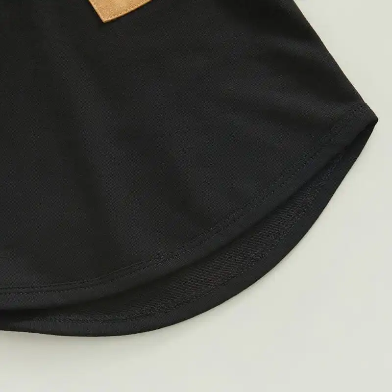 Sleeveless Striped Hooded Baby Set