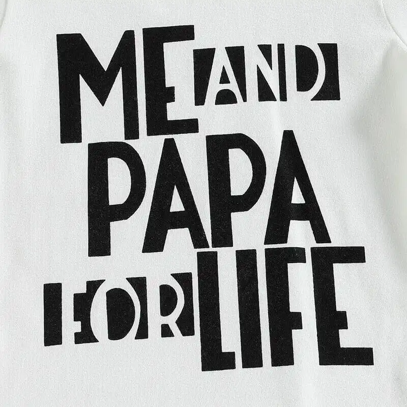 Me And Papa For Life Toddler Tee