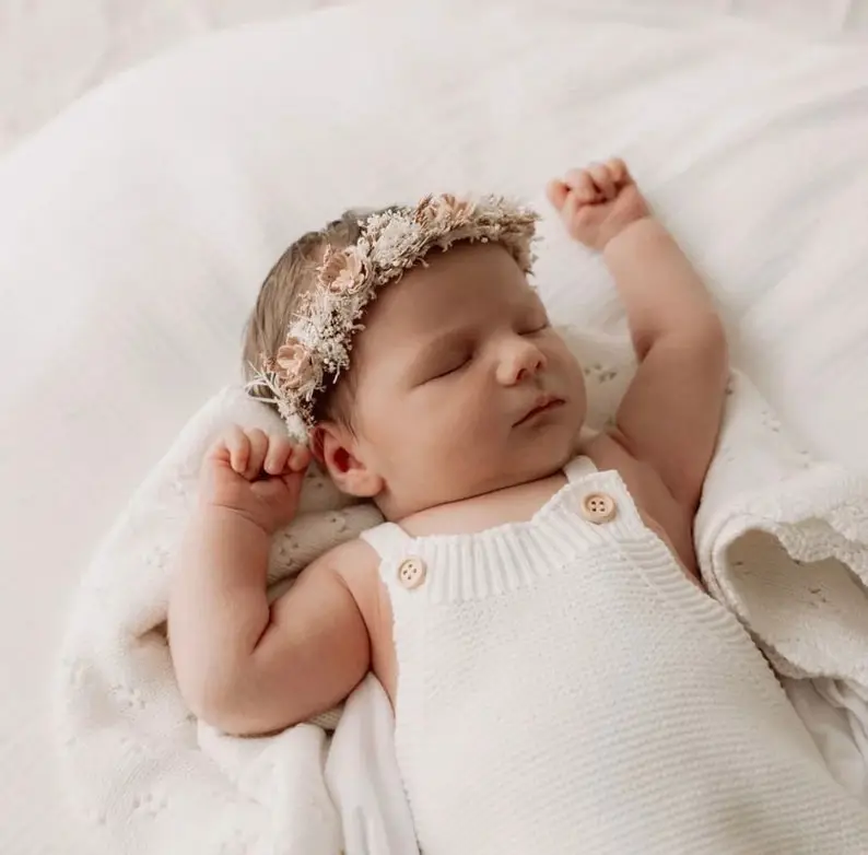 Milk Baby Mini Knit Romper - Short Sleeve - Summer - Cotton - Babies First Outfit - Photography Prop - Gender Neutral Clothing