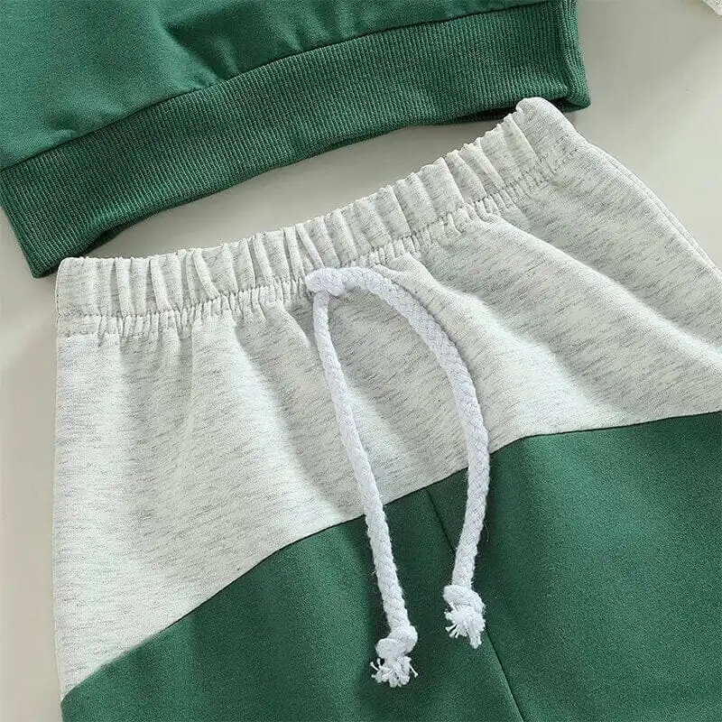 Green Hooded Baby Set