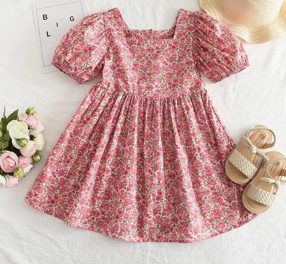 Red Summer Dress for Girls