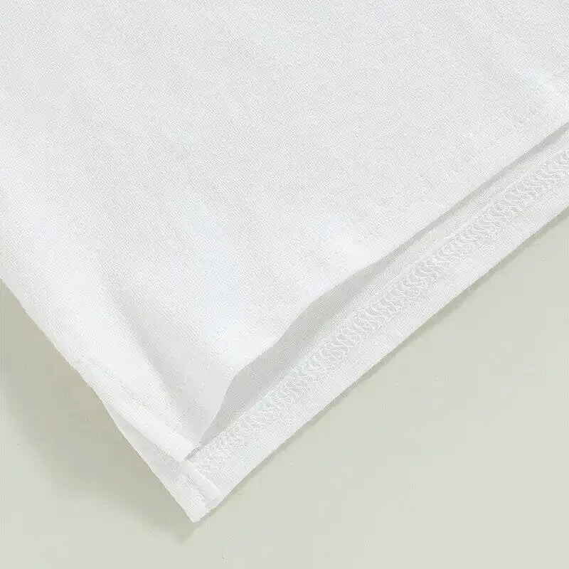Solid White Toddler Tee