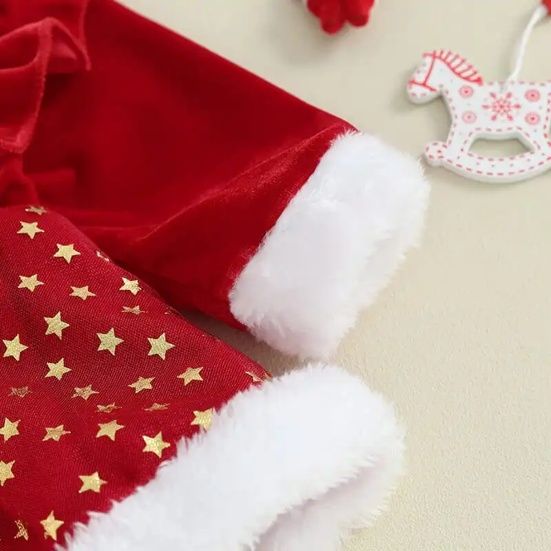 Long Sleeve Christmas Baby Romper