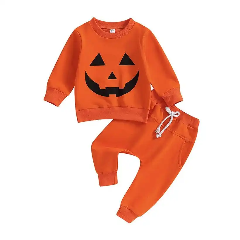 Smiley Face Halloween Toddler Set