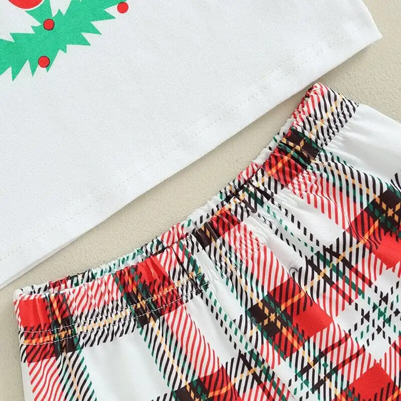 Serenity Plaid Pants Toddler Set