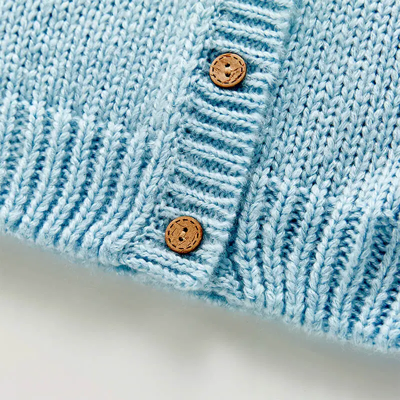 Daisy Knitted Baby Cardigan