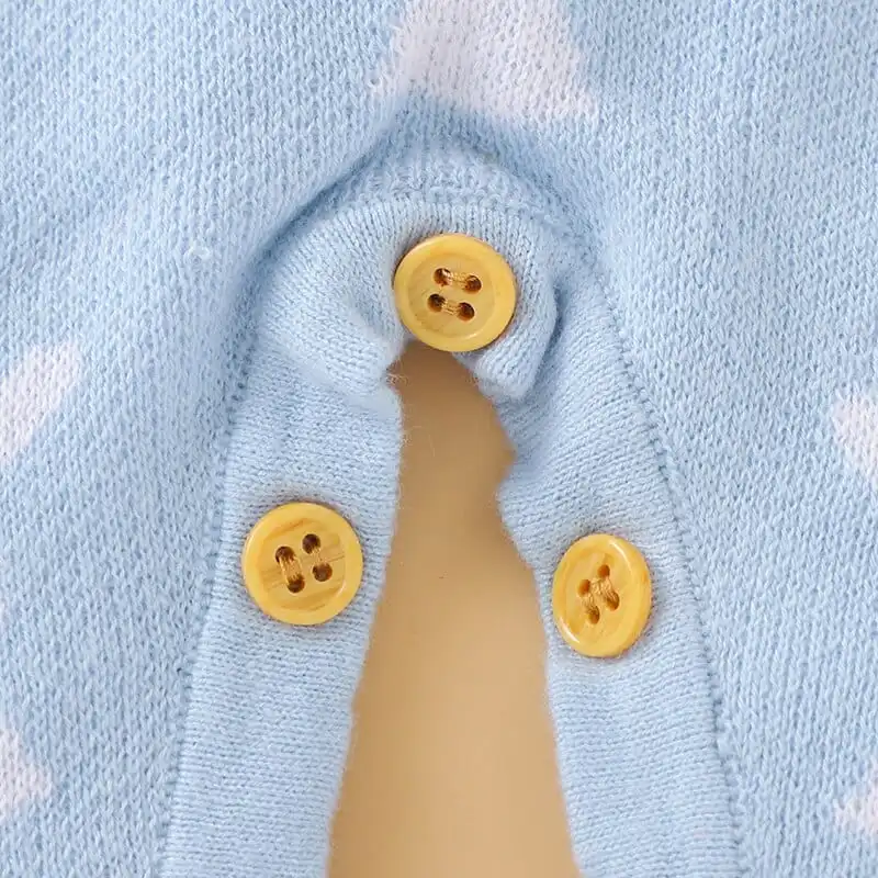Baby Rabbit Print Knit Bodysuit