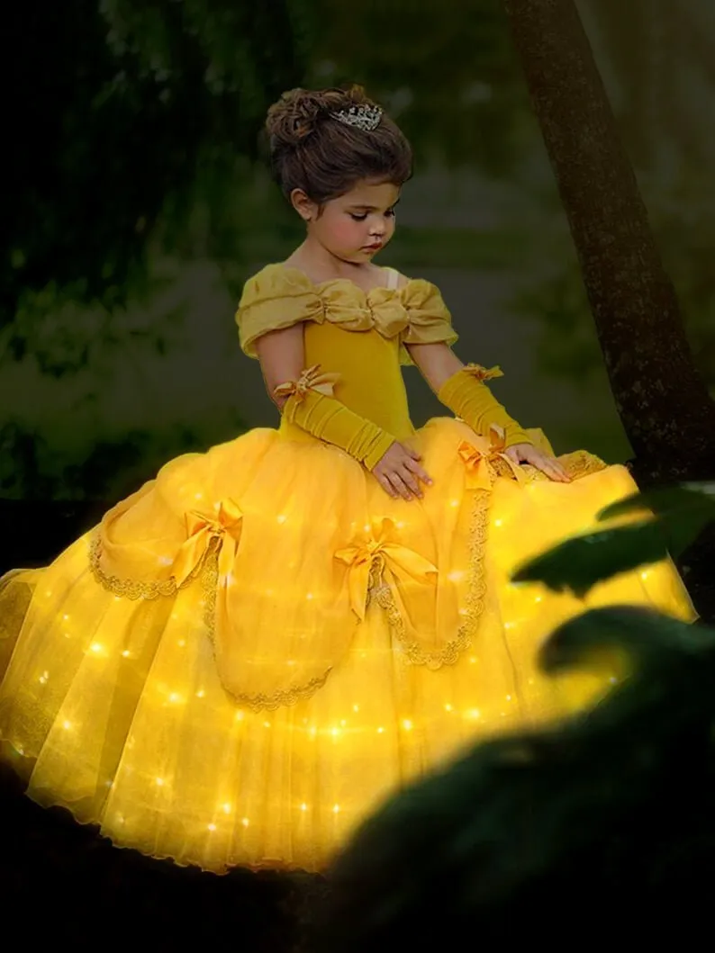Light up Princess Costume Dress