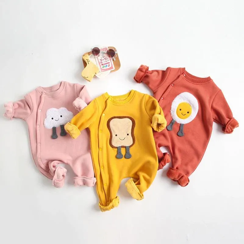 Baby Jumpsuits Fun Cartoon Design