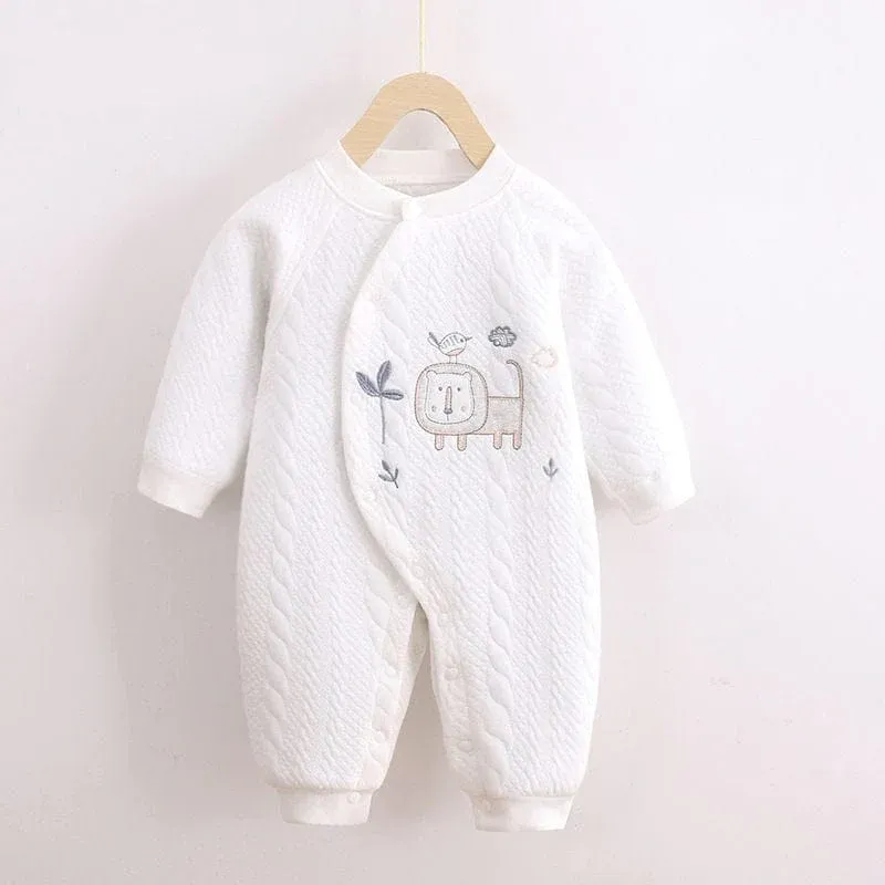 Cartoon Print Baby Growsuit