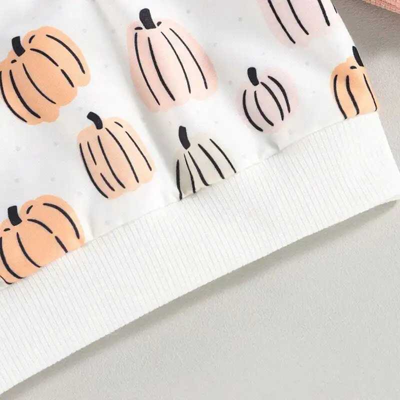 Pumpkins Waffle Toddler Sweatshirt