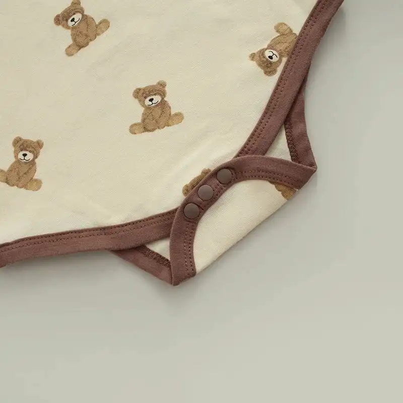 Cute Cartoon Print Baby Rompers